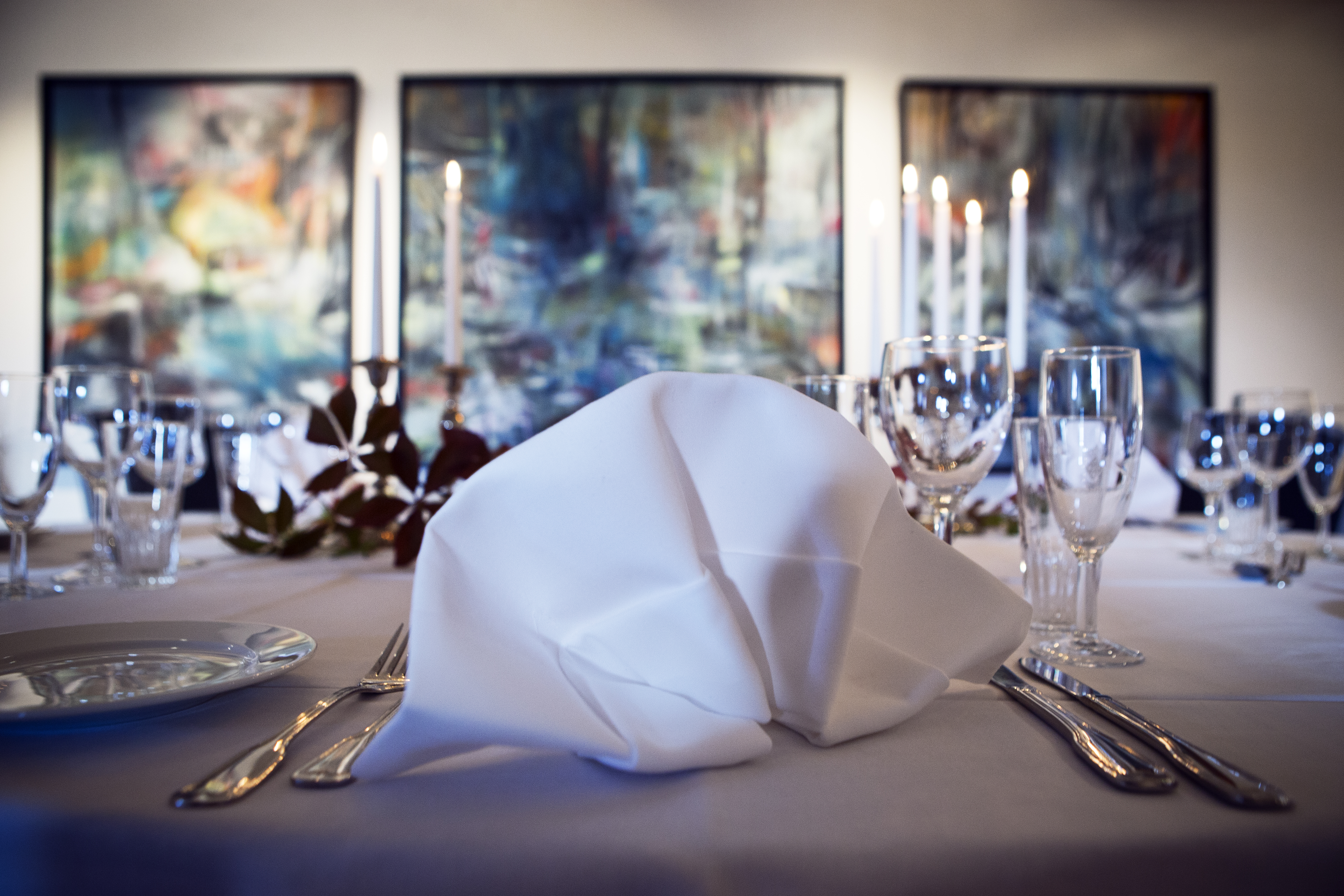 Elegant bankettsetting